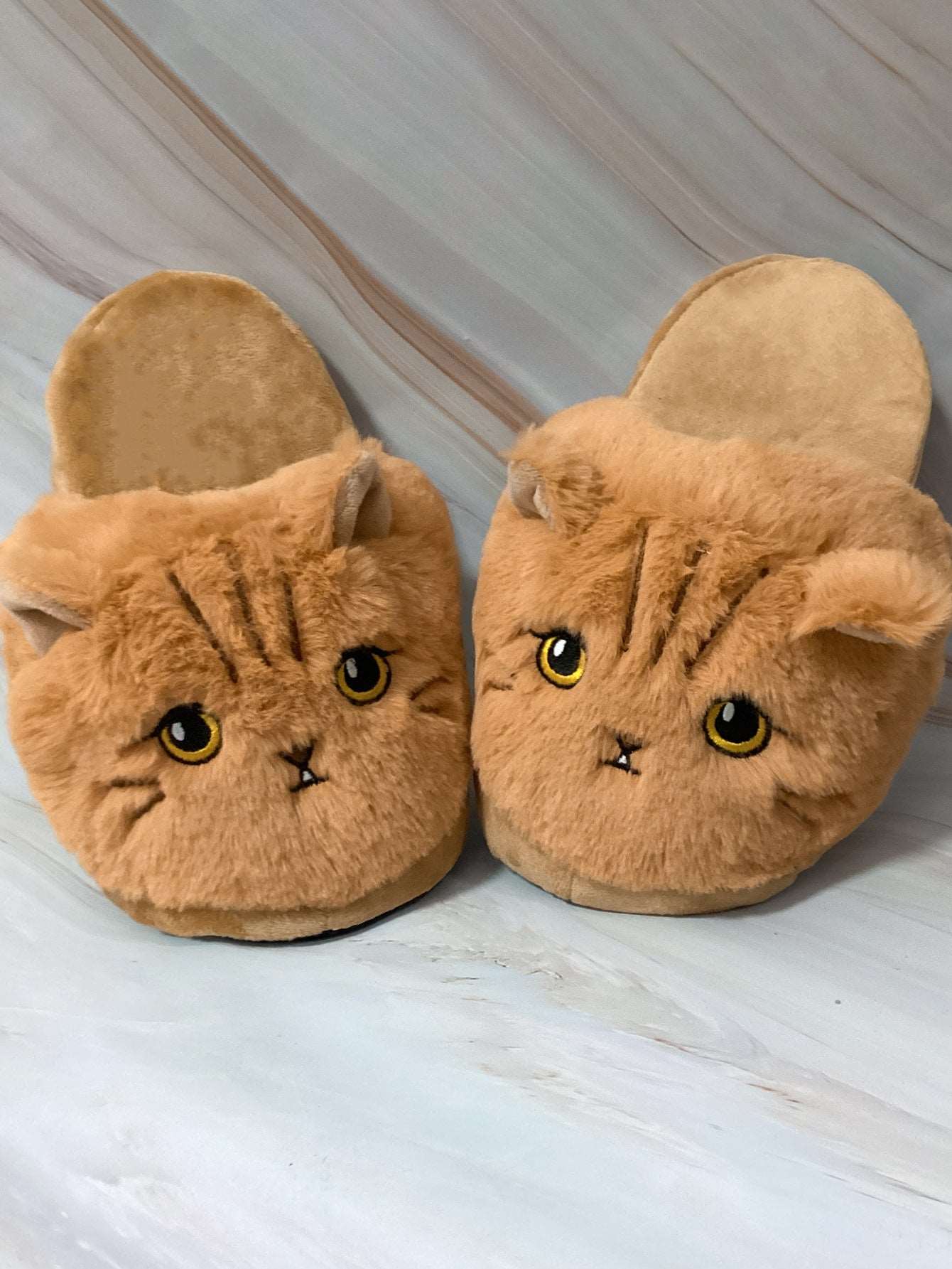 Cute Cartoon Coffee Cat Half Slippers - Carvan Mart