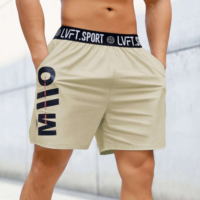 Men's Quick-Dry Breathable Basketball and Workout Shorts - Khaki - Men's Shorts - Carvan Mart