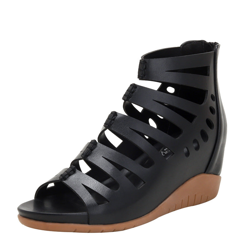 Women's Fashionable Simple Wedge Platform Sandals - Carvan Mart Ltd
