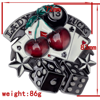 Poker Belt Buckle Hip-hop Ghost - Carvan Mart