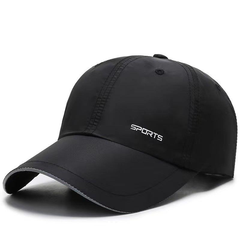 Summer Outdoor Sports Quick-drying Men's And Women's Sun Hat - Black - Men's Hats & Caps - Carvan Mart