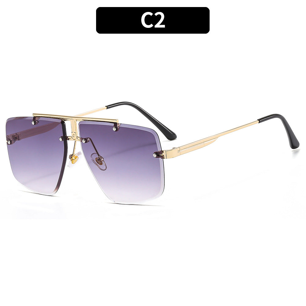 Sunglasses Square Frame Retro Men - Carvan Mart