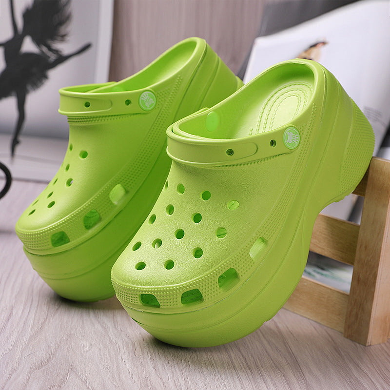 Carvan Women's Mega Crush Clog Crocs Platform Sandals - Carvan Mart