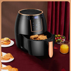 55 L US Standard Cross-border Air Fryer Touch Screen Automatic Fryer British Standard Deep Frying Pan Chips Machine Airfryer - - Air Fryers - Carvan Mart