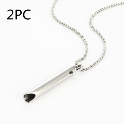 Adjustable Breathing Relieve Pressure Ornament Stainless Steel Decompression Necklace - Carvan Mart Ltd