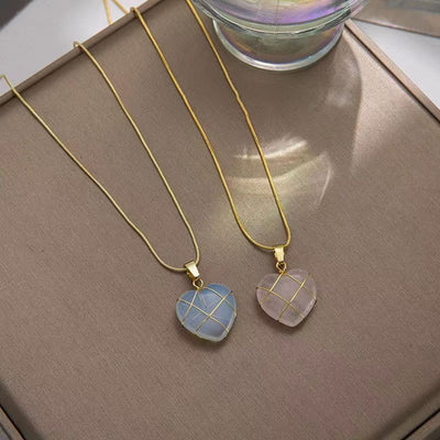 Fashion Moonstone Necklace For Princess Love Girl Necklace Novelty Jewelry - Carvan Mart