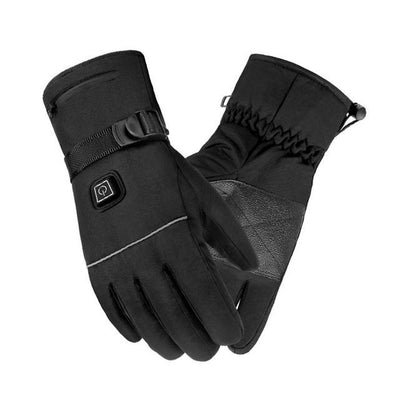 Winter Electric Motorcycle Heated Touch Screen Gloves - - Men's Gloves - Carvan Mart