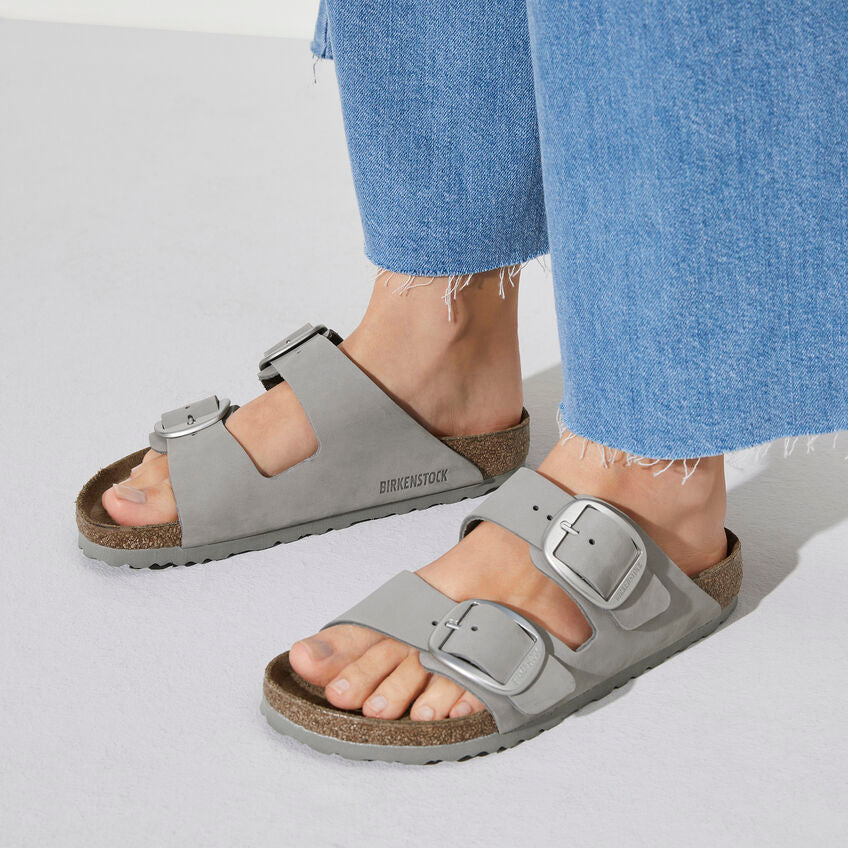 Birkenstock Gizeh Big Buckle Nubuck Leather - - Women's Sandals - Birkenstock