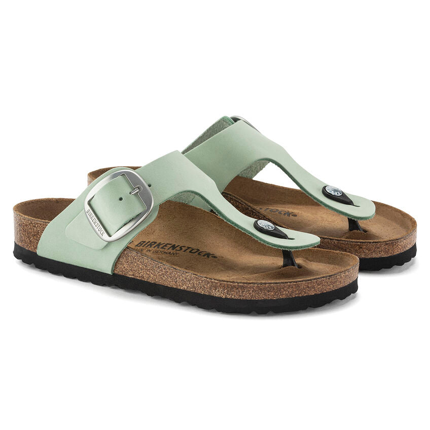 Birkenstock Gizeh Big Buckle Nubuck Leather - - Women's Sandals - Birkenstock