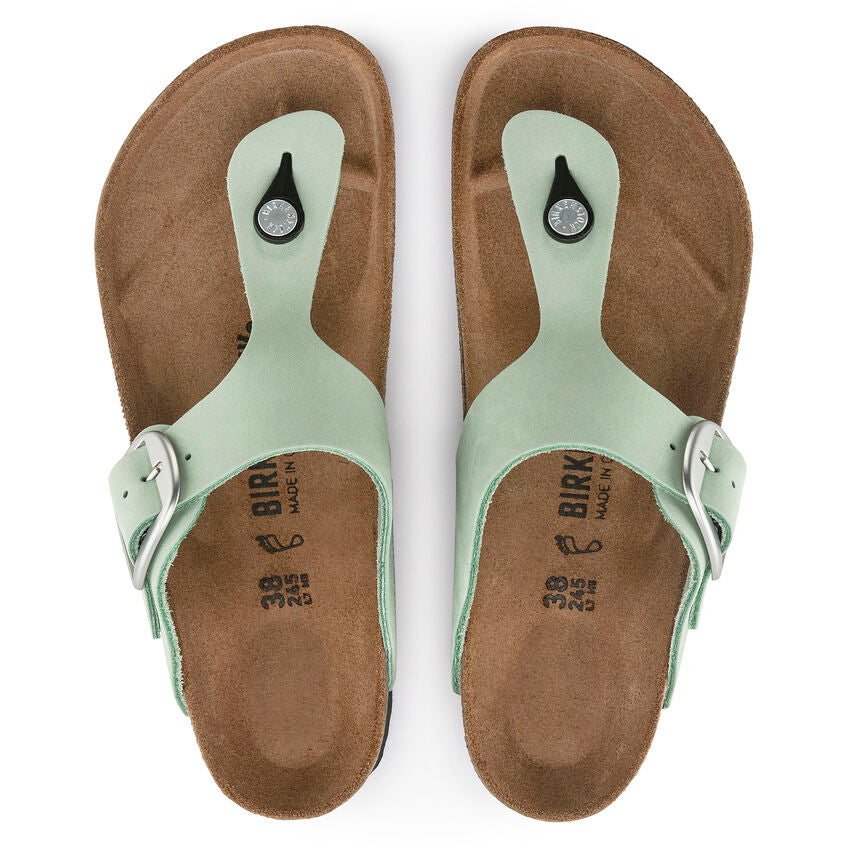 Birkenstock Gizeh Big Buckle Nubuck Leather - - Women's Sandals - Birkenstock