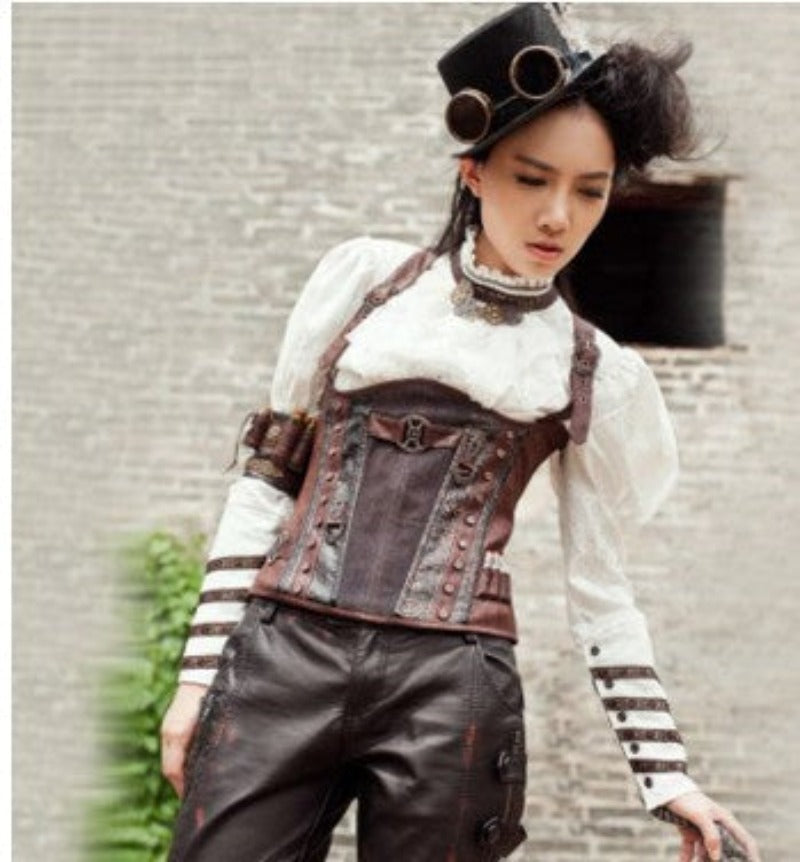 Vintage Steampunk Arm Sleeve Wristband - - Women Gloves & Mittens - Carvan Mart