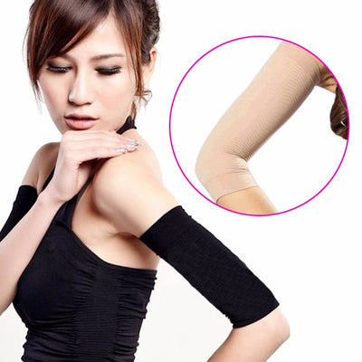 Women Arm Shaping Sleeves Ladies Elastic Slimming Shaperwear - Carvan Mart