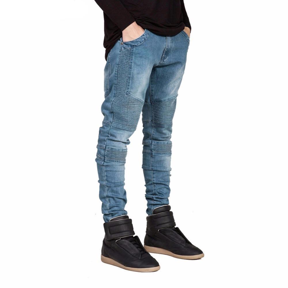 Men's Stylish Skinny Jeans Pant - Blue - Men's Jeans - Carvan Mart