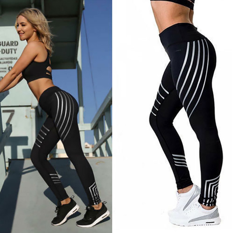 Women’s Night Glowing Workout Leggings - Fitness and Yoga Pants - - Leggings - Carvan Mart