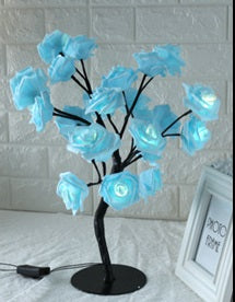 Led Tree Lamp Rose Small Tree Lamp Modeling Table Lamp - - Led Lighting - Carvan Mart