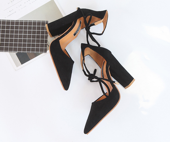 Simply Pointed Toe High Heel Pumps Shoes - Carvan Mart