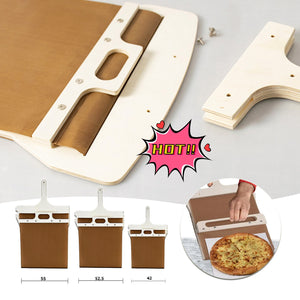 Sliding Pizza Peel Shovel Pala Pizza Wooden Handle Transfer Pizza Shovel - Carvan Mart