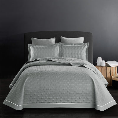 Twill cotton bed sheet - Grey 245x250 - Bedding Sets - Carvan Mart