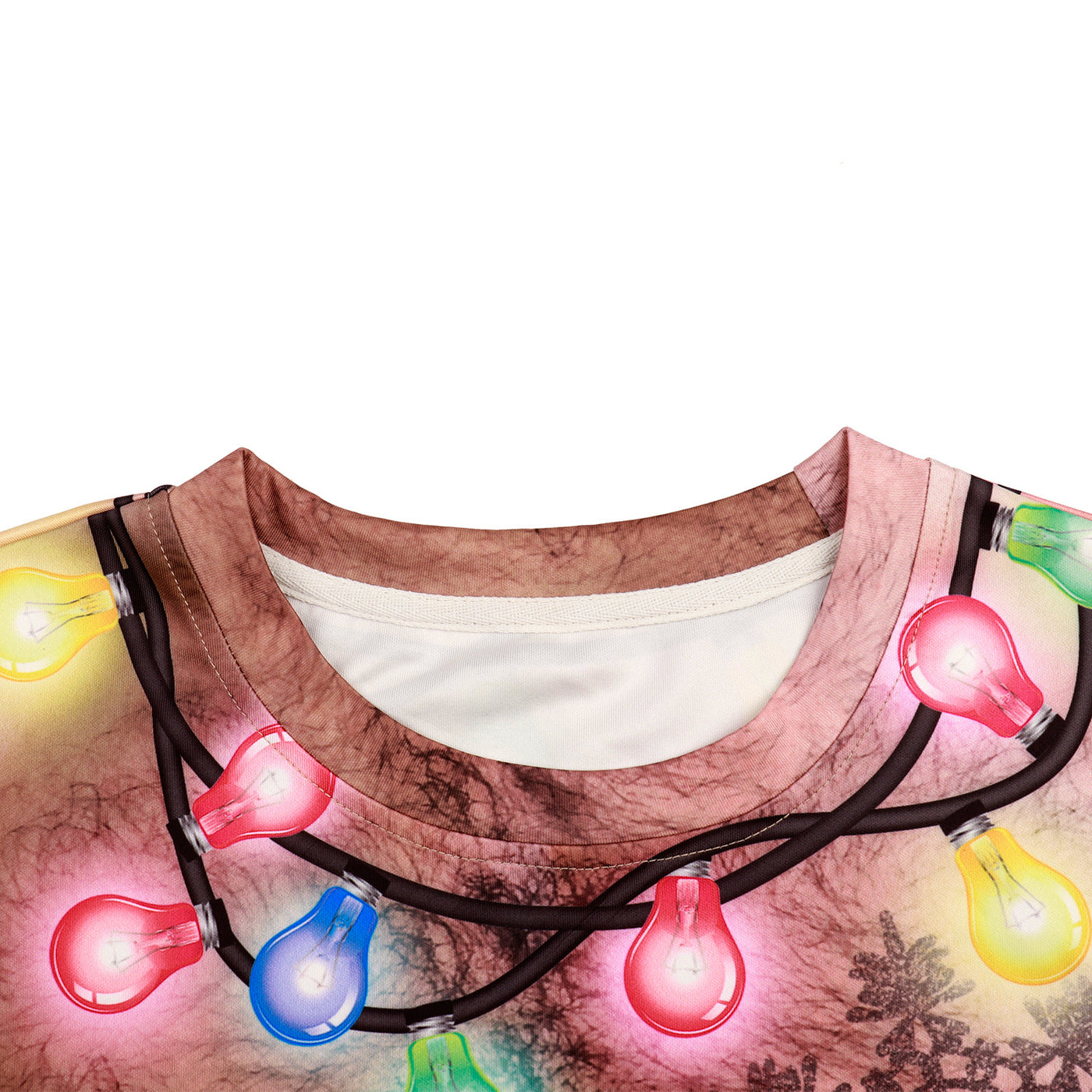 Navel Hair 3D Digital Printing Pullover Round Neck Sweater - Carvan Mart