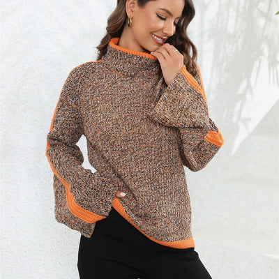 Sweater Patched Color Woven Shirt Cover - - Sweaters - Carvan Mart