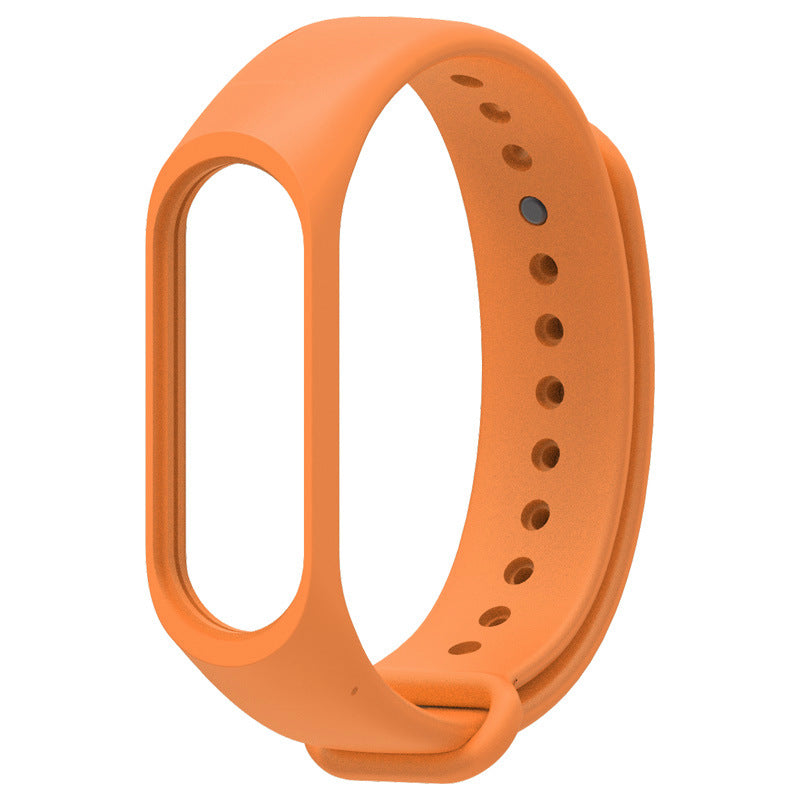 Suitable For Mi Bracelet 7 5643 Strap Silicone Replacement Belt - Orange - Women's Watches - Carvan Mart