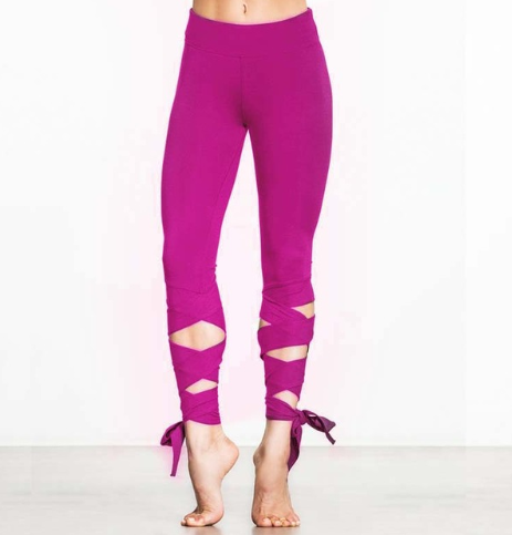 Yoga Sports Tight Leggings For Women Dance Ballet bandage Leggings - Carvan Mart