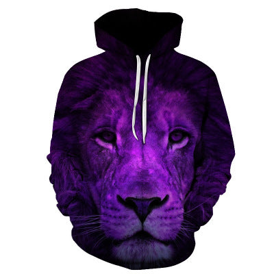 Wolf Printed Hoodies Men 3D Sweatshirt - vibrant 7 - Men's Hoodies & Sweatshirts - Carvan Mart