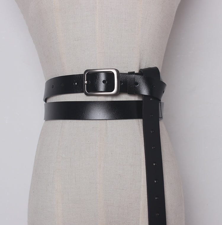 Soft leather suede leather belt - Carvan Mart