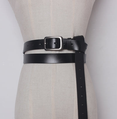 Soft leather suede leather belt - - Belts & Cummerbunds - Carvan Mart