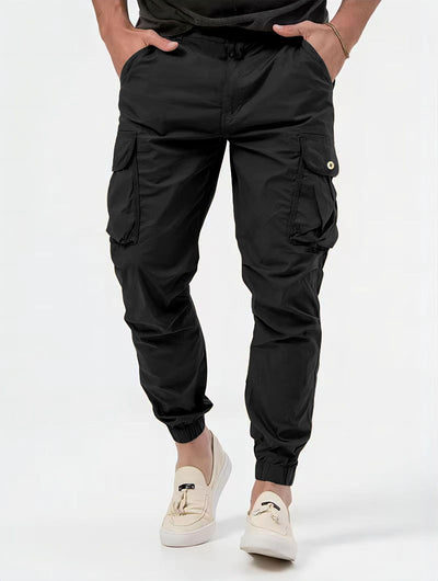 Men's Three-dimensional Bag Woven Cargo Pants - Stylish Trousers with Zipper Decoration - Carvan Mart