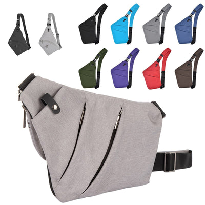 Canvas Chest Bags For Men And Women Anti-Theft Travel Bag - Carvan Mart