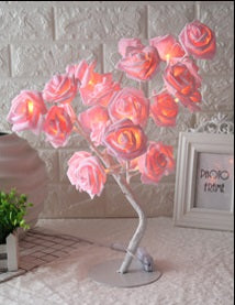 Led Tree Lamp Rose Small Tree Lamp Modeling Table Lamp - - Led Lighting - Carvan Mart