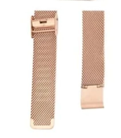 Heart Rate Monitoring Sports Step Smart Bracelet - Rose gold Watchband Steel - Women's Watches - Carvan Mart