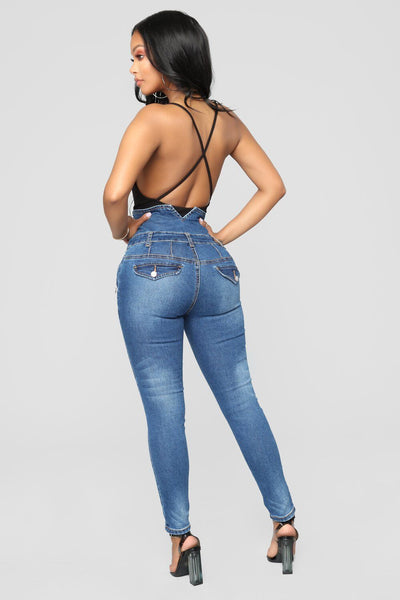 Ripped hole fashion Jeans Women High Waist skinny pencil Denim Pants embroidery sexy Jeans - Carvan Mart