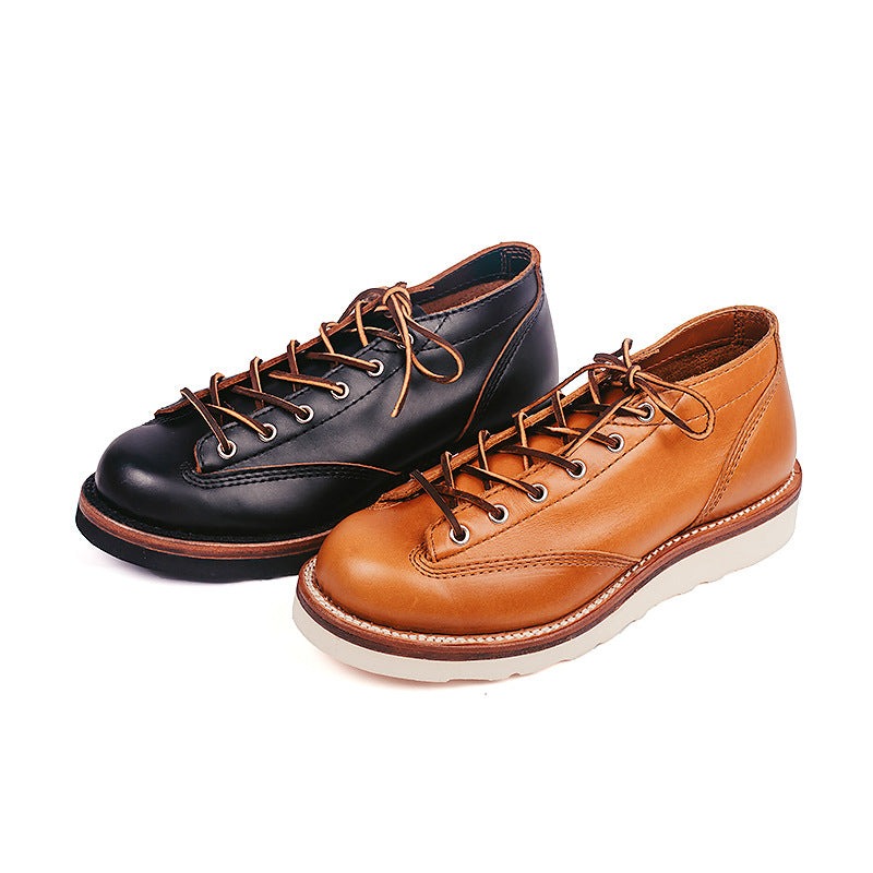 Fashion Personality Leather Men's Casual Shoes - Carvan Mart