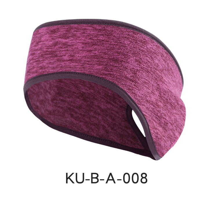 Winter Running Horsetail Hole Earmuffs Windproof and Cold Earmuffs - KUB A 008 B - Women's Hats & Caps - Carvan Mart