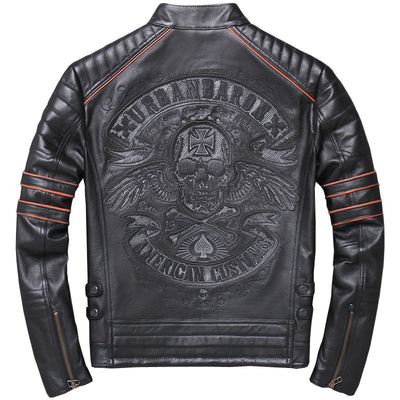 Harley Genuine Leather Men's Motorcycle Riding Slim Fit - Carvan Mart