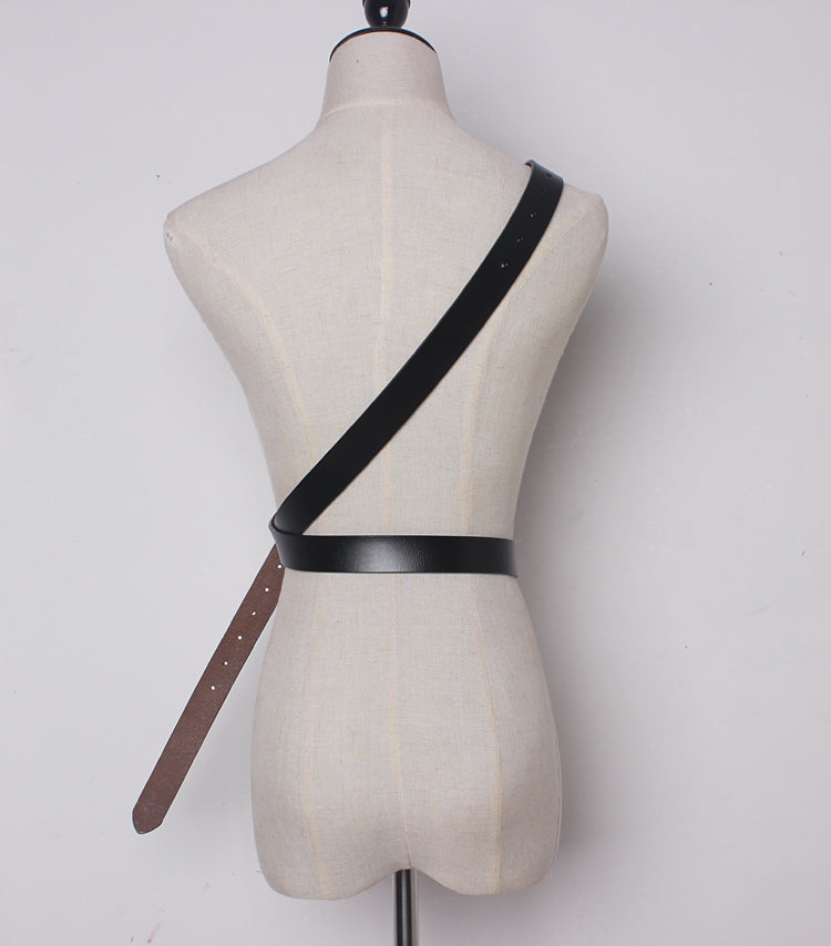 Soft leather suede leather belt - - Belts & Cummerbunds - Carvan Mart