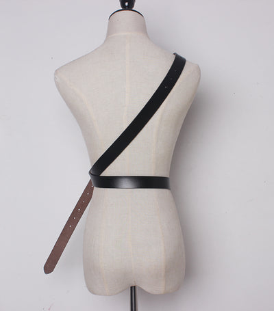 Soft leather suede leather belt - - Belts & Cummerbunds - Carvan Mart