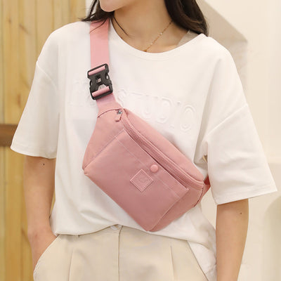 Trendy Chest Bag Women's Casual Fashion Simple Waist Bag Waterproof Cashier Mobile Phone Bag - - Shoulder Bags - Carvan Mart