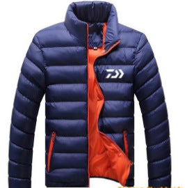 Winter Warm Jacket Men's Stand Collar Cotton Padded Jacket - Carvan Mart