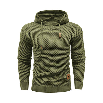 Men's Outdoor Sports Hoodies Solid Color Casual Hoodies - Carvan Mart