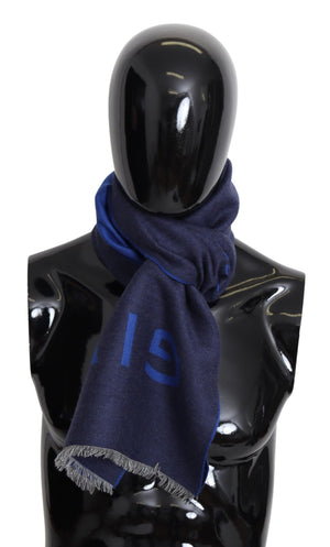 Givenchy Elegant Unisex Wool Silk Blend Scarf - - - Givenchy