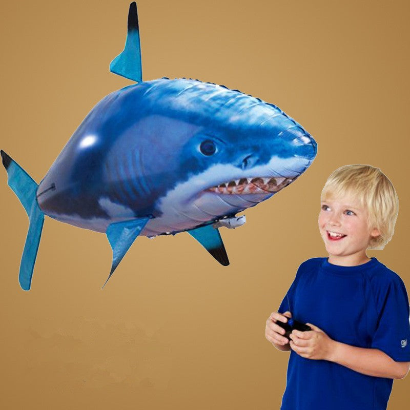 Flying Shark Remote Control Shark Toy Air Swimming Fish Infrared Flying RC - - Gift - Carvan Mart