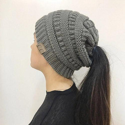 Knitted Woolen Hat - - Women's Hats & Caps - Carvan Mart