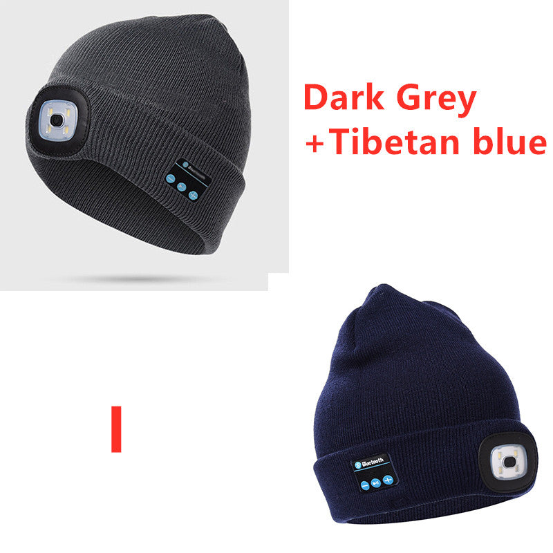 Bluetooth LED Hat Wireless Smart Headset Headphone - I - Women's Hats & Caps - Carvan Mart