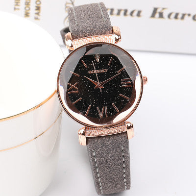 Luxury Ladies Watch Starry Sky Watches For Women Fashion - Gray - Women's Watches - Carvan Mart