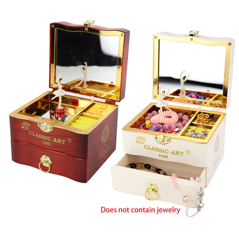 Dancing Girl Clockwork Simulation Music Box - - Gift - Carvan Mart