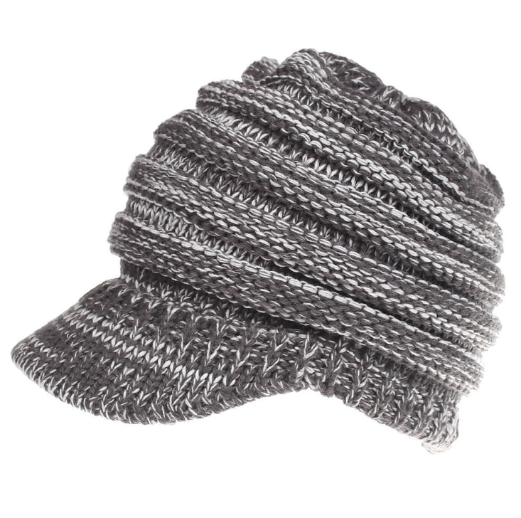 Women Ponytail Beanies Autumn Winter Hats Female Soft Knitting Caps Warm Ladies Skullies - Carvan Mart