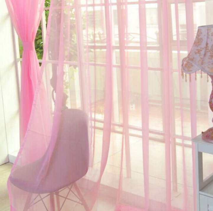 Curtains Solid Tulle Modern Curtains For Living Room Transparent Tulle Curtains Window Sheer For The Bedroom - Carvan Mart